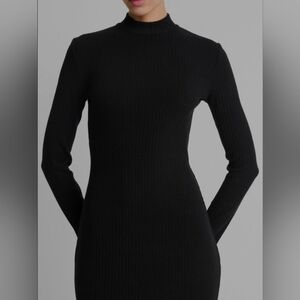 Black Dress/Tunic - Ribbed (Similar To Stock Photo)